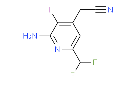AM133349 | 1805135-60-7 | 2-Amino-6-(difluoromethyl)-3-iodopyridine-4-acetonitrile