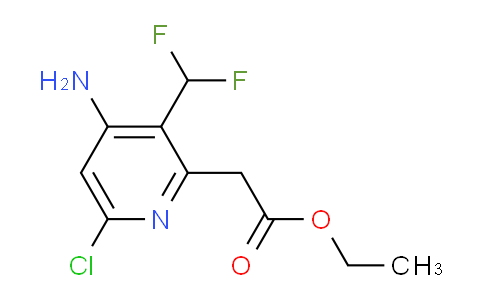 AM133360 | 1806833-64-6 | Ethyl 4-amino-6-chloro-3-(difluoromethyl)pyridine-2-acetate