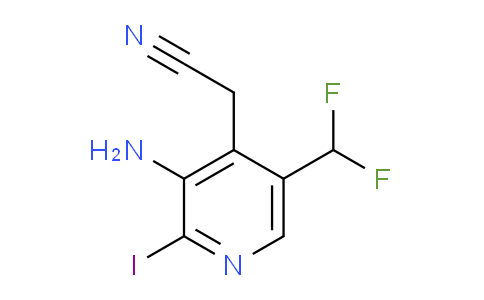 AM133362 | 1806814-58-3 | 3-Amino-5-(difluoromethyl)-2-iodopyridine-4-acetonitrile