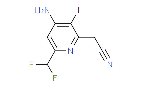 AM133370 | 1806887-70-6 | 4-Amino-6-(difluoromethyl)-3-iodopyridine-2-acetonitrile