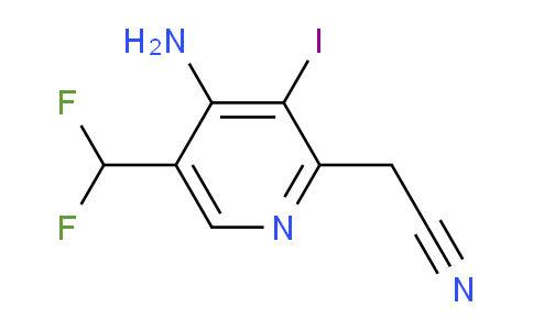 AM133373 | 1806814-73-2 | 4-Amino-5-(difluoromethyl)-3-iodopyridine-2-acetonitrile