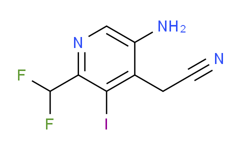 AM133374 | 1806814-78-7 | 5-Amino-2-(difluoromethyl)-3-iodopyridine-4-acetonitrile