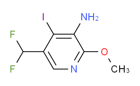 AM133379 | 1805215-53-5 | 3-Amino-5-(difluoromethyl)-4-iodo-2-methoxypyridine