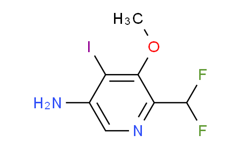 5-Amino-2-(difluoromethyl)-4-iodo-3-methoxypyridine