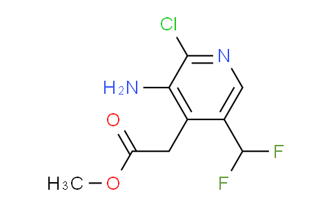 AM133401 | 1806833-07-7 | Methyl 3-amino-2-chloro-5-(difluoromethyl)pyridine-4-acetate
