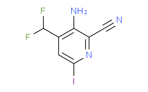 AM133420 | 1805105-87-6 | 3-Amino-2-cyano-4-(difluoromethyl)-6-iodopyridine