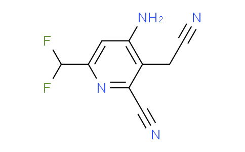 AM133422 | 1804700-12-6 | 4-Amino-2-cyano-6-(difluoromethyl)pyridine-3-acetonitrile