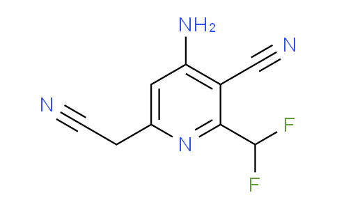 AM133424 | 1805212-08-1 | 4-Amino-3-cyano-2-(difluoromethyl)pyridine-6-acetonitrile