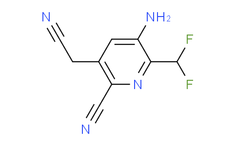AM133431 | 1806829-39-9 | 3-Amino-6-cyano-2-(difluoromethyl)pyridine-5-acetonitrile