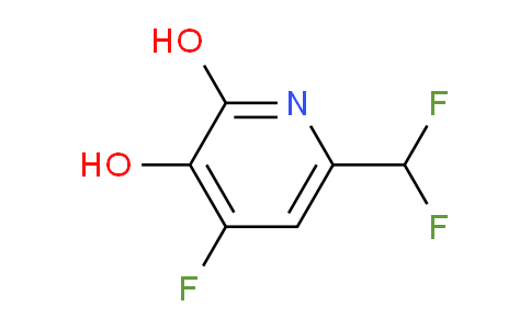 6-(Difluoromethyl)-2,3-dihydroxy-4-fluoropyridine