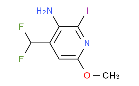 AM133447 | 1805132-10-8 | 3-Amino-4-(difluoromethyl)-2-iodo-6-methoxypyridine