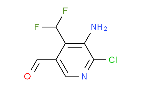 3-Amino-2-chloro-4-(difluoromethyl)pyridine-5-carboxaldehyde
