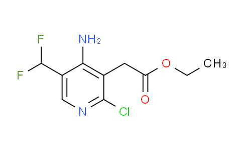 Ethyl 4-amino-2-chloro-5-(difluoromethyl)pyridine-3-acetate