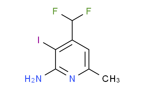 AM133471 | 1806875-35-3 | 2-Amino-4-(difluoromethyl)-3-iodo-6-methylpyridine