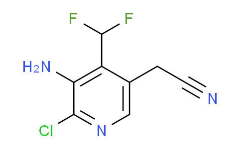 AM133474 | 1805328-71-5 | 3-Amino-2-chloro-4-(difluoromethyl)pyridine-5-acetonitrile