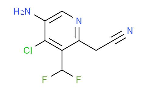 5-Amino-4-chloro-3-(difluoromethyl)pyridine-2-acetonitrile