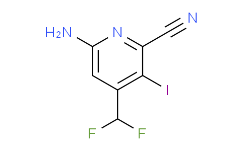 AM133485 | 1805111-59-4 | 6-Amino-2-cyano-4-(difluoromethyl)-3-iodopyridine