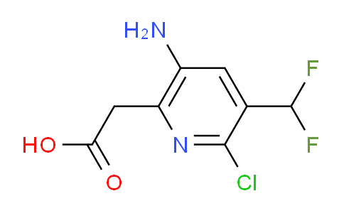 AM133491 | 1805929-70-7 | 5-Amino-2-chloro-3-(difluoromethyl)pyridine-6-acetic acid