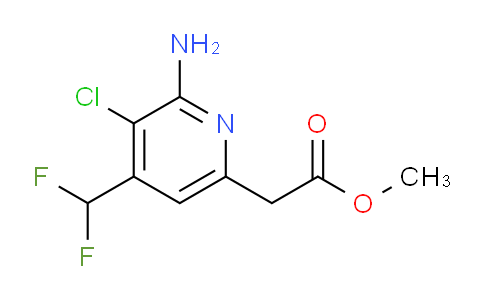 AM133495 | 1804452-46-7 | Methyl 2-amino-3-chloro-4-(difluoromethyl)pyridine-6-acetate