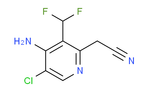 AM133500 | 1804450-80-3 | 4-Amino-5-chloro-3-(difluoromethyl)pyridine-2-acetonitrile