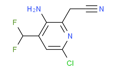 3-Amino-6-chloro-4-(difluoromethyl)pyridine-2-acetonitrile