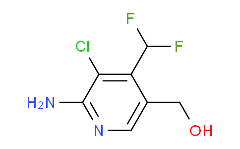 2-Amino-3-chloro-4-(difluoromethyl)pyridine-5-methanol