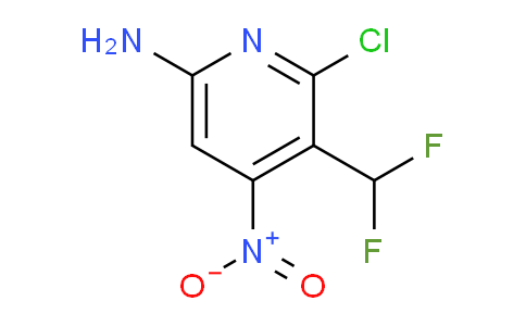 6-Amino-2-chloro-3-(difluoromethyl)-4-nitropyridine