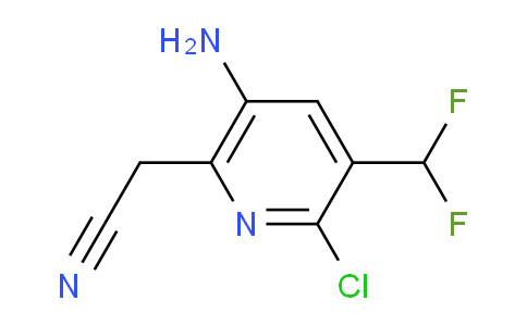 AM133511 | 1805060-68-7 | 5-Amino-2-chloro-3-(difluoromethyl)pyridine-6-acetonitrile