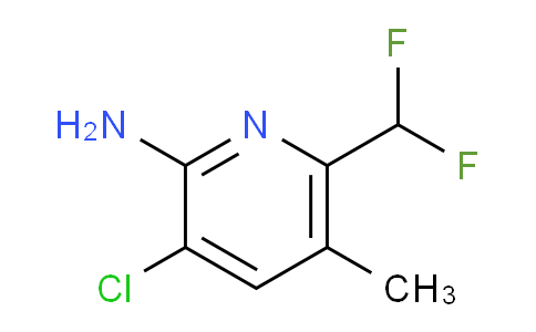 2-Amino-3-chloro-6-(difluoromethyl)-5-methylpyridine