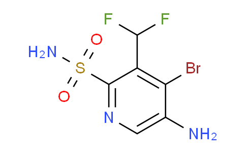 5-Amino-4-bromo-3-(difluoromethyl)pyridine-2-sulfonamide