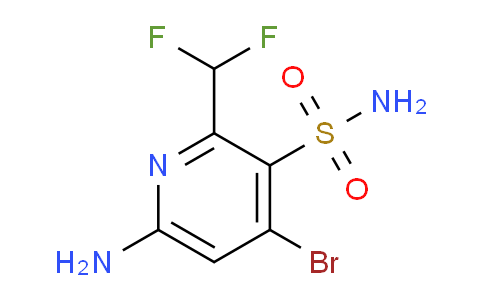 6-Amino-4-bromo-2-(difluoromethyl)pyridine-3-sulfonamide