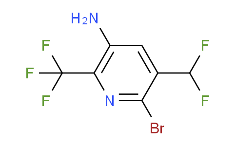 AM133528 | 1806058-55-8 | 5-Amino-2-bromo-3-(difluoromethyl)-6-(trifluoromethyl)pyridine