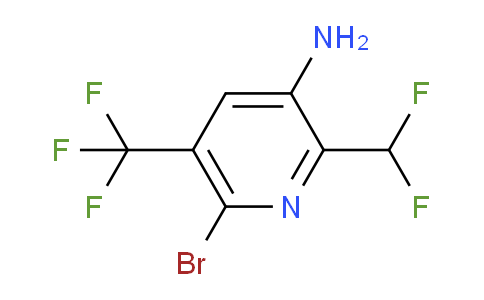 AM133533 | 1806833-84-0 | 3-Amino-6-bromo-2-(difluoromethyl)-5-(trifluoromethyl)pyridine