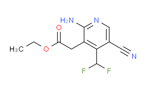 AM133535 | 1806835-99-3 | Ethyl 2-amino-5-cyano-4-(difluoromethyl)pyridine-3-acetate