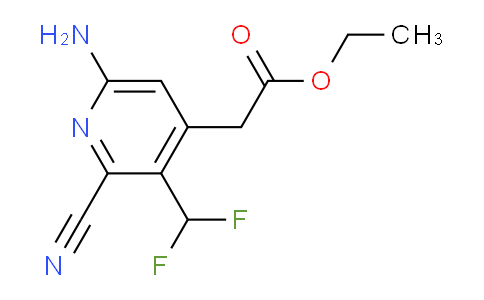 AM133537 | 1805061-64-6 | Ethyl 6-amino-2-cyano-3-(difluoromethyl)pyridine-4-acetate