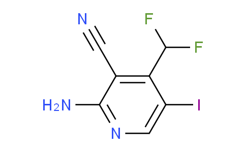 AM133547 | 1805056-23-8 | 2-Amino-3-cyano-4-(difluoromethyl)-5-iodopyridine