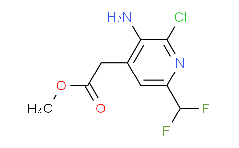 AM133555 | 1805929-88-7 | Methyl 3-amino-2-chloro-6-(difluoromethyl)pyridine-4-acetate