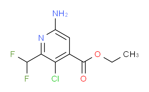 AM133557 | 1805008-79-0 | Ethyl 6-amino-3-chloro-2-(difluoromethyl)pyridine-4-carboxylate