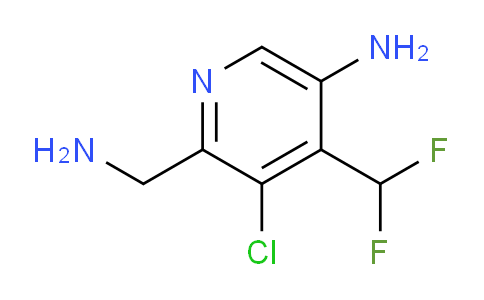 5-Amino-2-(aminomethyl)-3-chloro-4-(difluoromethyl)pyridine
