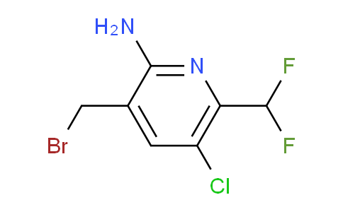 2-Amino-3-(bromomethyl)-5-chloro-6-(difluoromethyl)pyridine