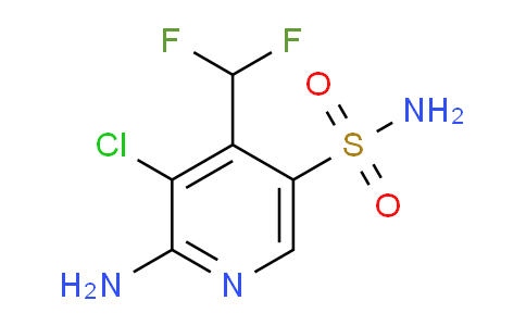 2-Amino-3-chloro-4-(difluoromethyl)pyridine-5-sulfonamide