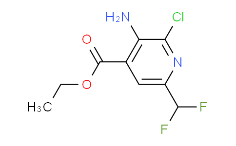 Ethyl 3-amino-2-chloro-6-(difluoromethyl)pyridine-4-carboxylate
