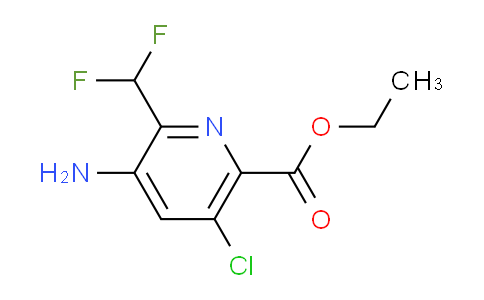 AM133573 | 1806795-71-0 | Ethyl 3-amino-5-chloro-2-(difluoromethyl)pyridine-6-carboxylate