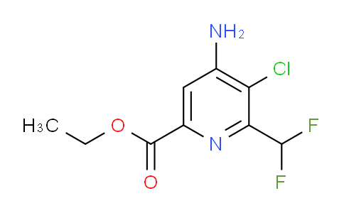 AM133589 | 1805330-10-2 | Ethyl 4-amino-3-chloro-2-(difluoromethyl)pyridine-6-carboxylate