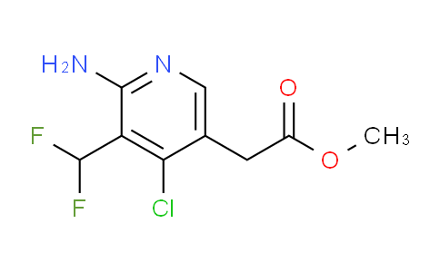Methyl 2-amino-4-chloro-3-(difluoromethyl)pyridine-5-acetate