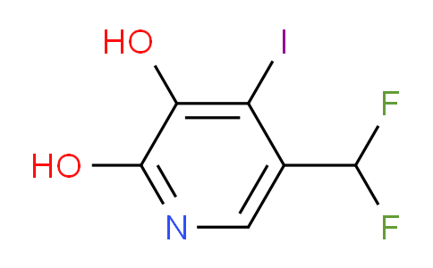 5-(Difluoromethyl)-2,3-dihydroxy-4-iodopyridine