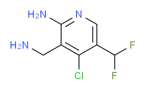 2-Amino-3-(aminomethyl)-4-chloro-5-(difluoromethyl)pyridine