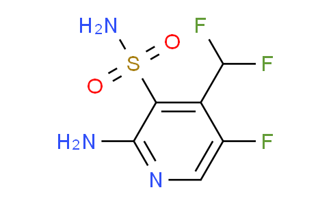 2-Amino-4-(difluoromethyl)-5-fluoropyridine-3-sulfonamide