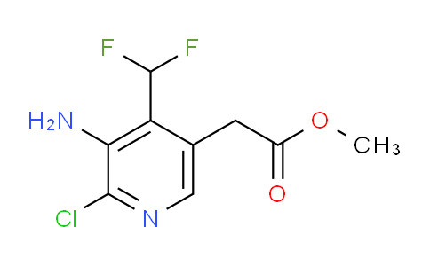 AM133633 | 1805054-43-6 | Methyl 3-amino-2-chloro-4-(difluoromethyl)pyridine-5-acetate