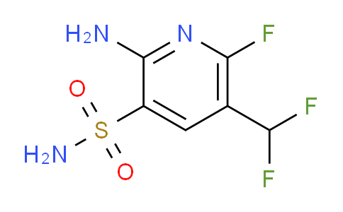 2-Amino-5-(difluoromethyl)-6-fluoropyridine-3-sulfonamide